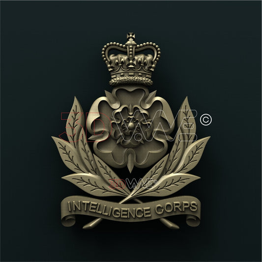 BRITISH ARMY INTELLIGENCE CORPS 3D STL 3DWave