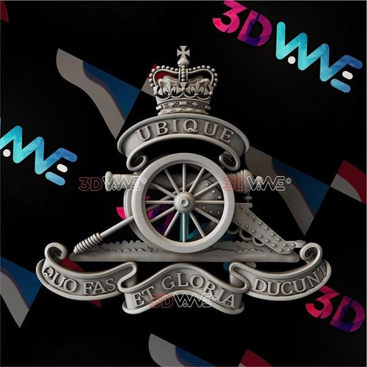 BRITISH ARMY ROYAL ARTILLERY 3d stl 3DWave.us