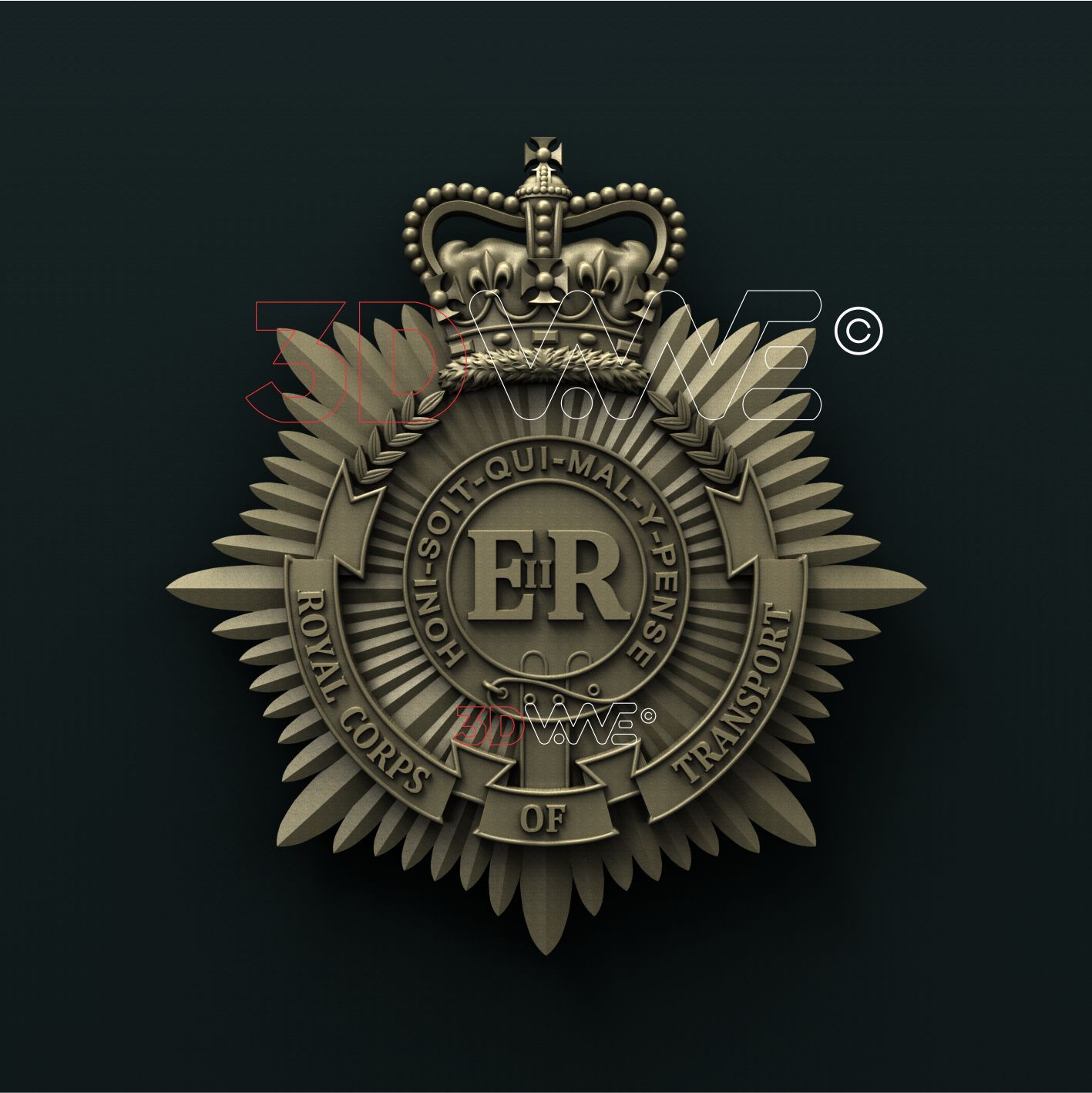 BRITISH ARMY ROYAL CORPS OF TRANSPORT 3D STL 3DWave