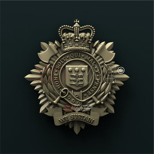 BRITISH ARMY ROYAL LOGISTIC CORPS 3D STL 3DWave