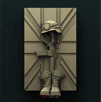 Thumbnail for BRITISH FALLEN SOLDIER 3D STL 3DWave