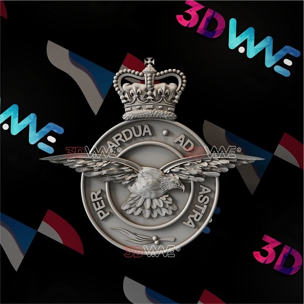 BRITISH ROYAL AIR FORCE 3d stl 3DWave.us