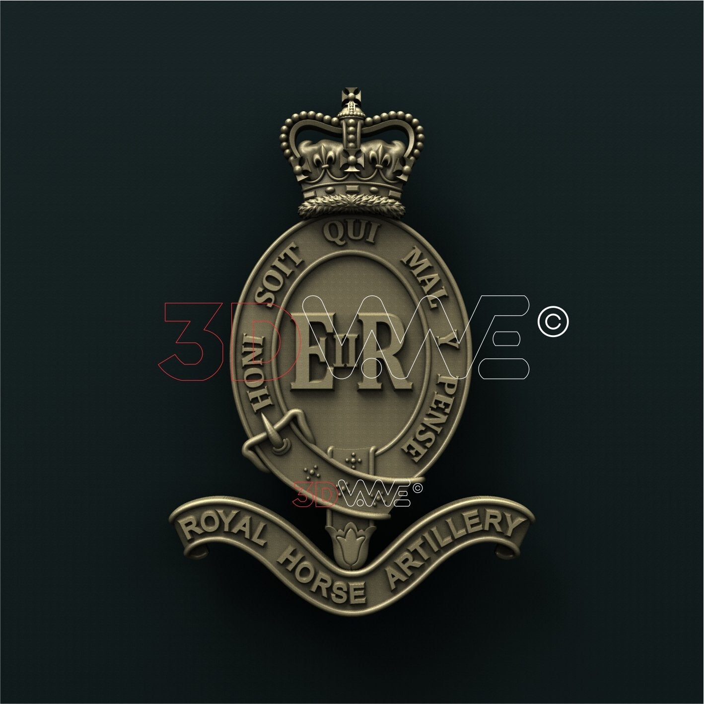 BRITISH ROYAL HORSE ARTILLERY 3D STL 3DWave