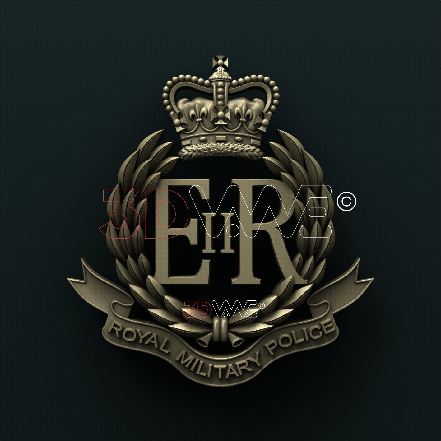 BRITISH ROYAL MILITARY POLICE 3D STL 3DWave