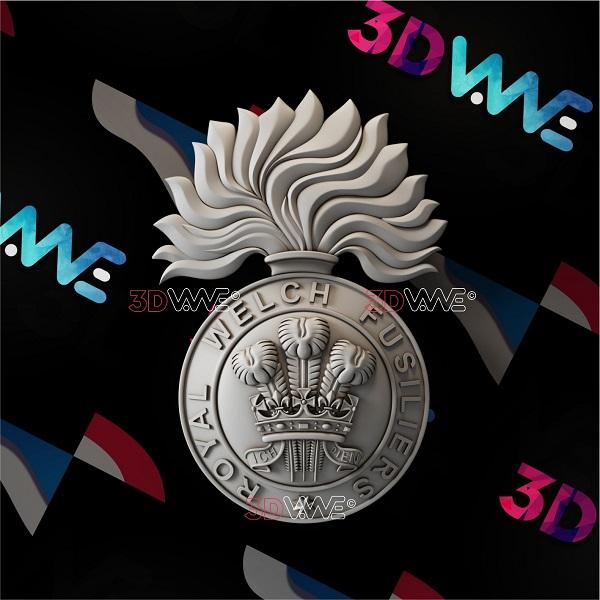 BRITISH ROYAL WELCH FUSILIERS 3D STL 3DWave.us