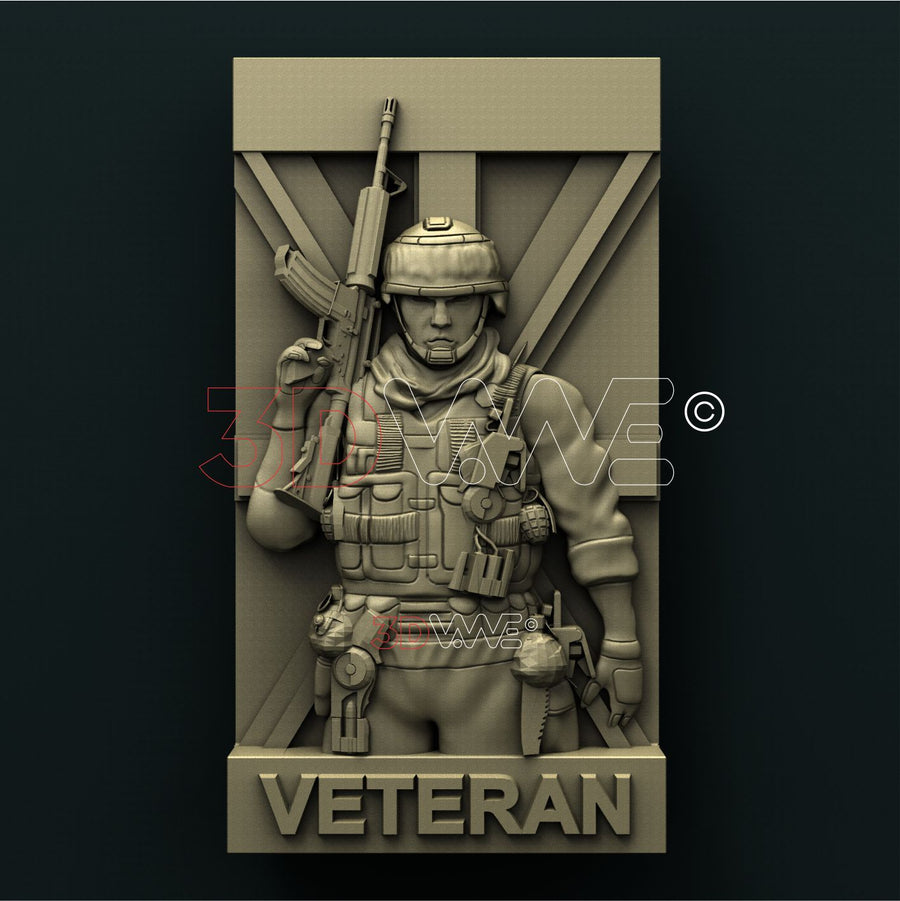 BRITISH VETERAN 3D STL 3DWave