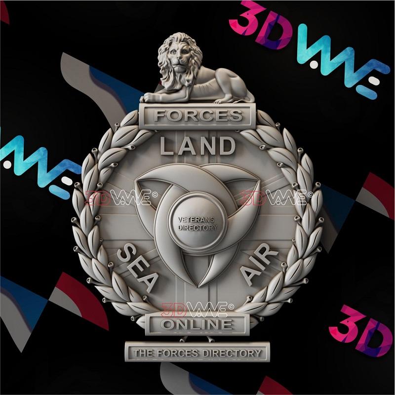 BRITISH VETERAN INSIGNIA 3d stl 3DWave.us