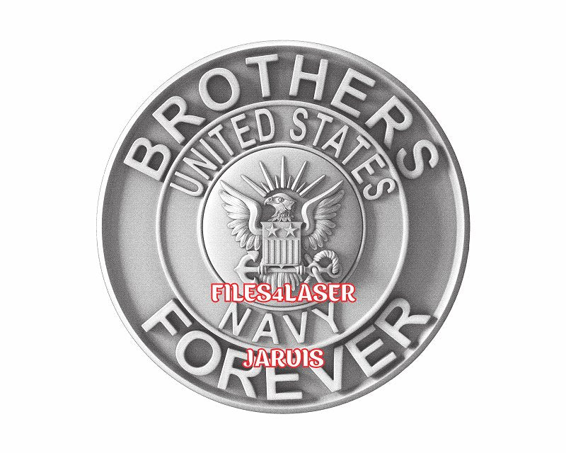 Brothers 3d illusion & laser-ready files - 3DWave.us