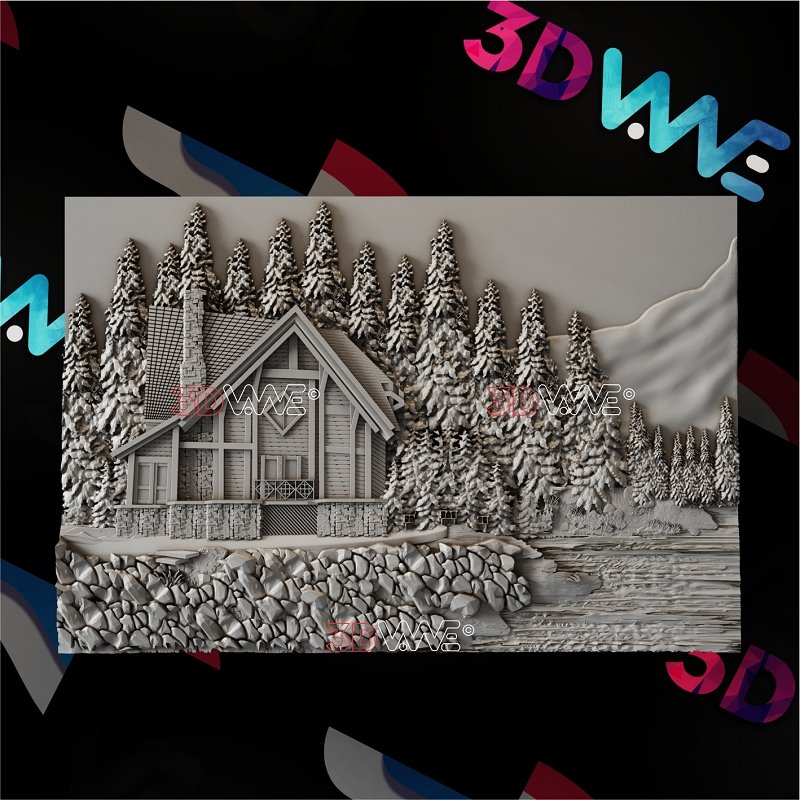 CABIN 3d stl 3DWave.us