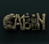 Thumbnail for CABIN SIGN 3D STL 3DWave
