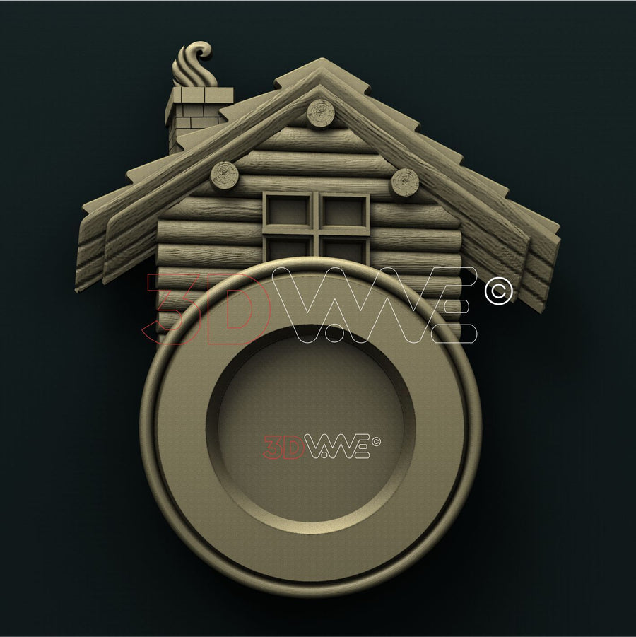 CABIN SIGN 3D STL 3DWave