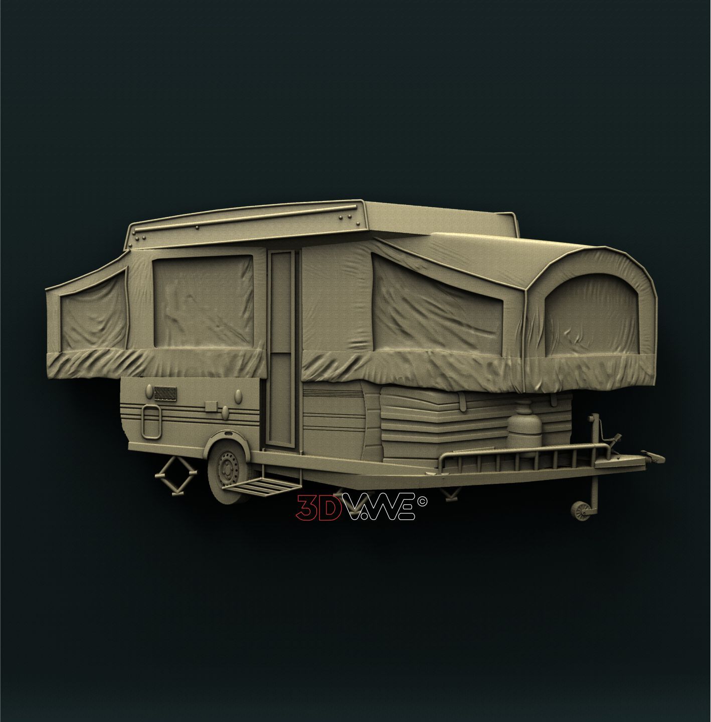 CAMPER 3D STL 3DWave