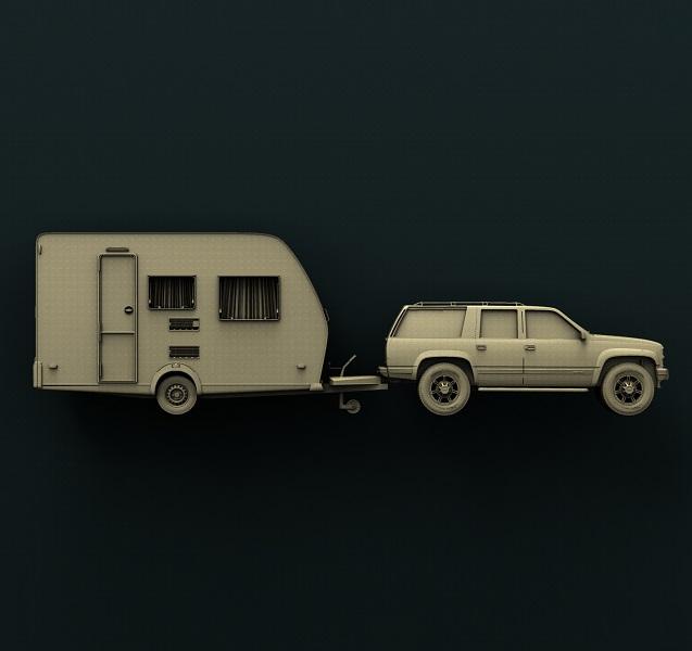 CAMPER 3D STL 3DWave