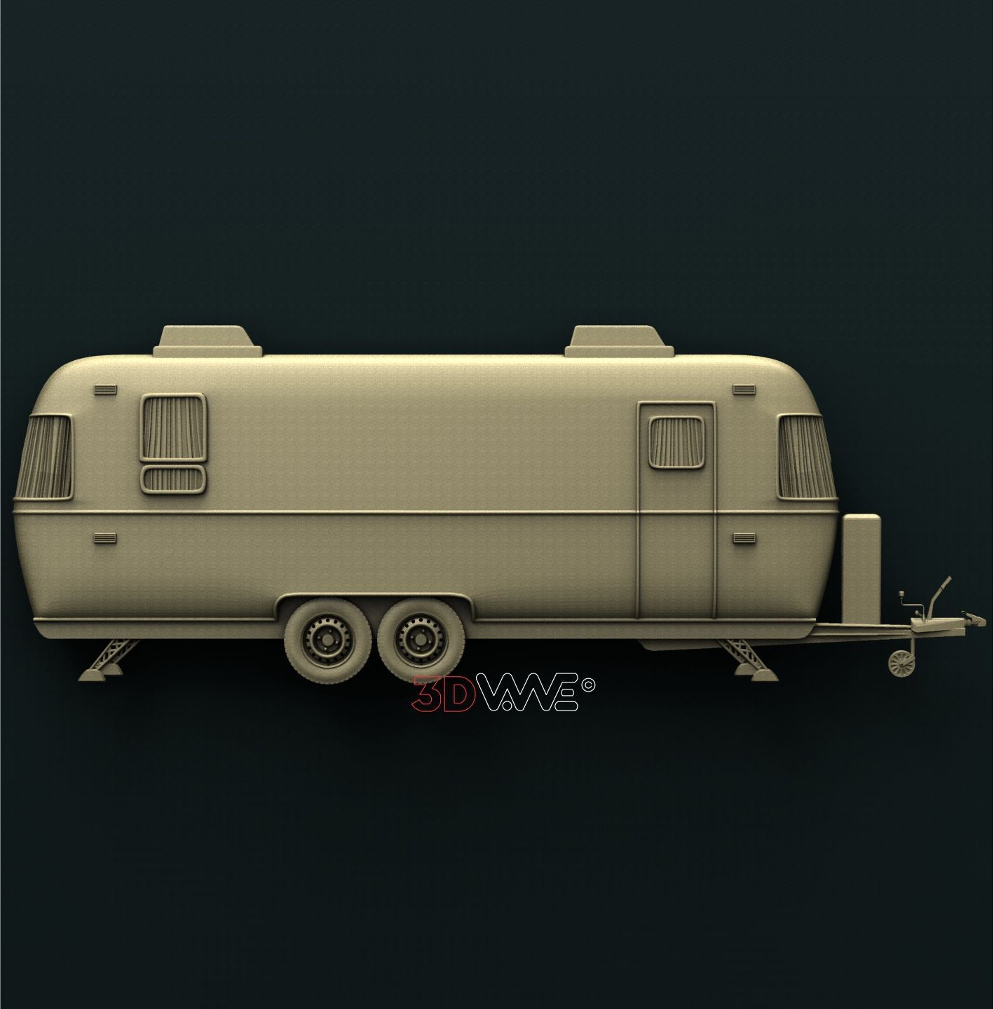 CAMPER 3D STL 3DWave