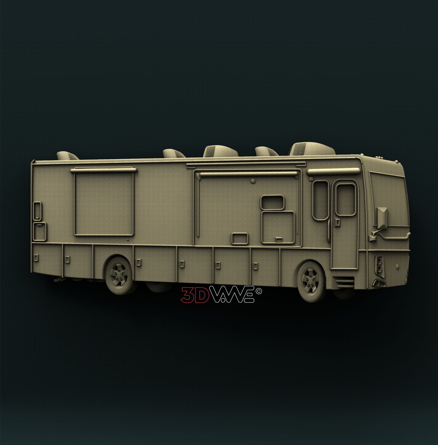 CAMPER 3D STL 3DWave