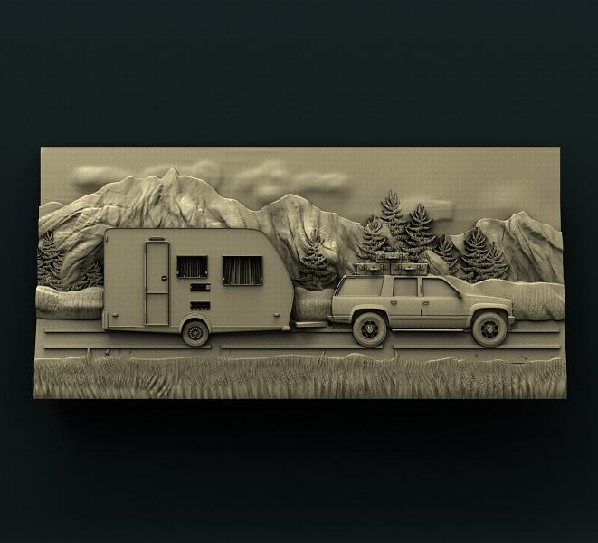 CAMPER 3D STL 3DWave