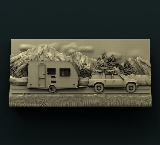 CAMPER 3D STL 3DWave