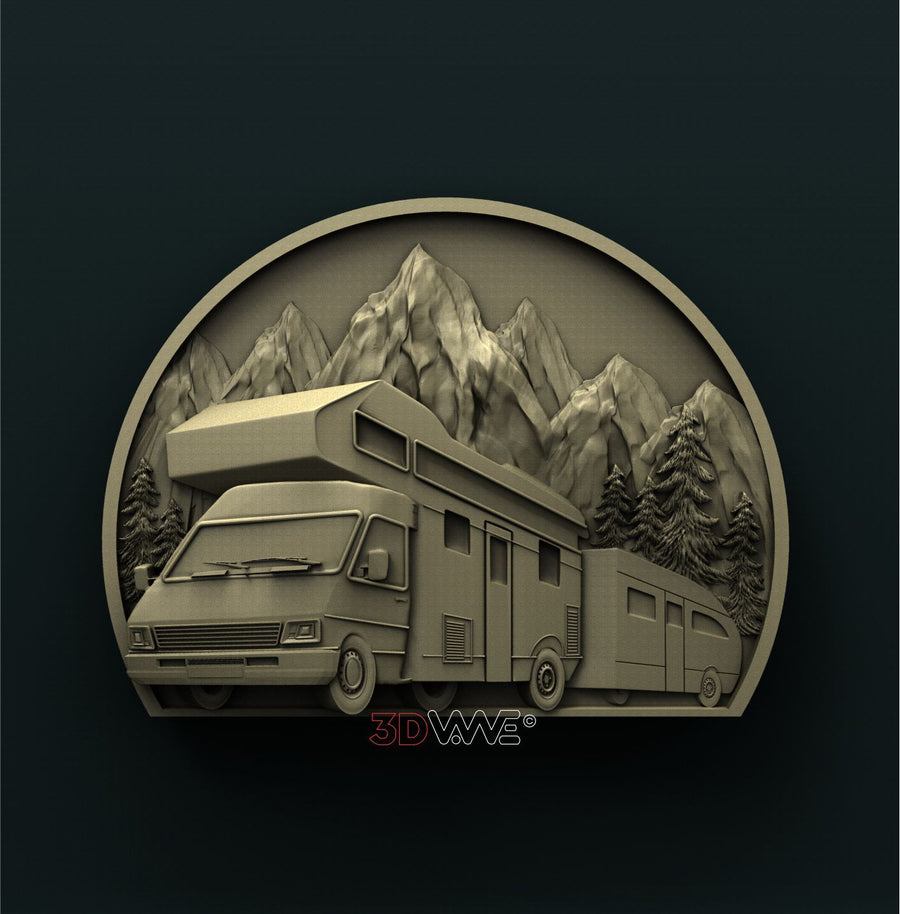 CAMPER 3D STL 3DWave
