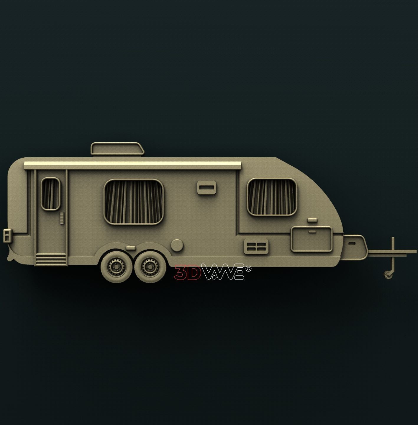 CAMPER 3D STL 3DWave