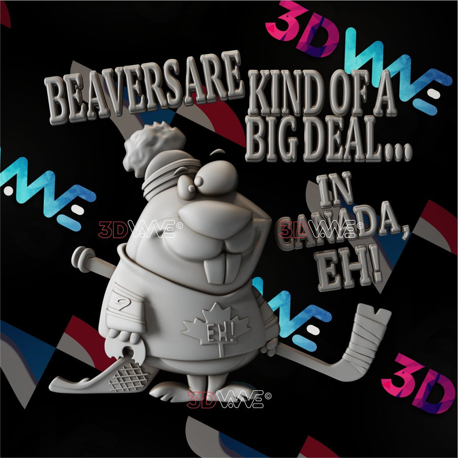 CANADIA BEAVER 3d stl 3DWave.us