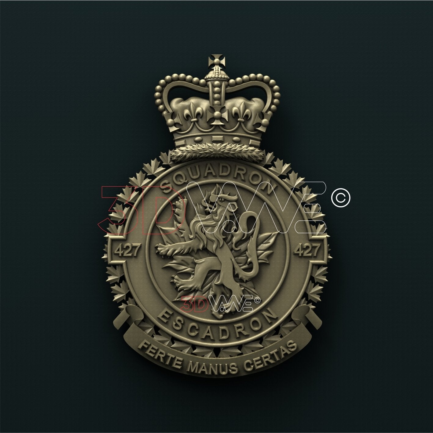 CANADIAN 427 SPECIAL OPERATIONS AVIATION SQUADRON 3D STL 3DWave