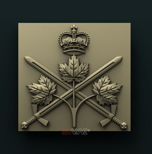 CANADIAN ARMY 3D STL - 3DWave.us