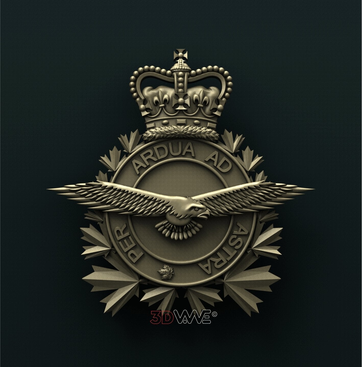 CANADIAN ARMY AIR OPERATIONS BRANCH 3D STL 3DWave