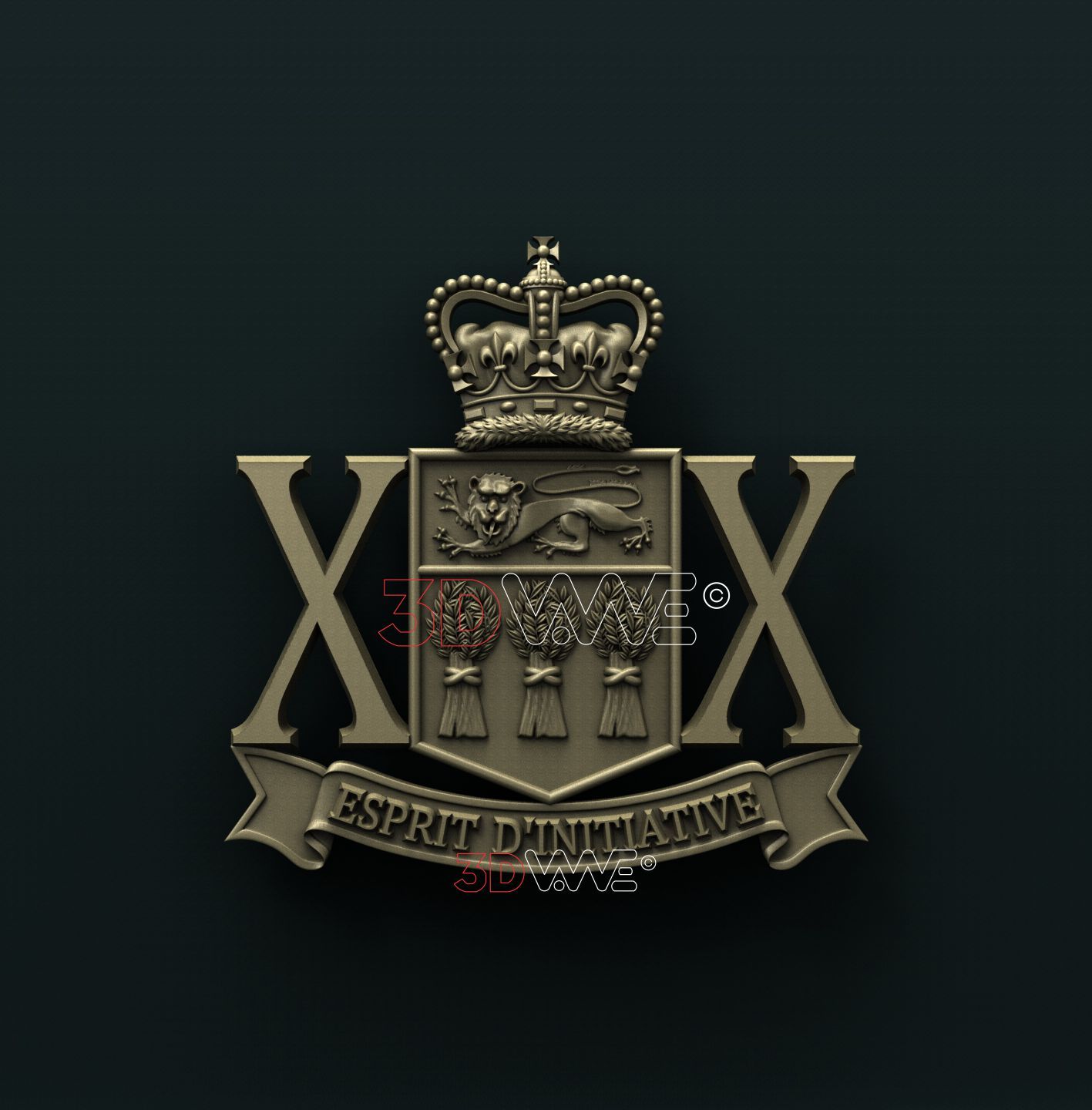 CANADIAN ARMY, THE SASKATCHEWAN DRAGOONS 3D STL 3DWave