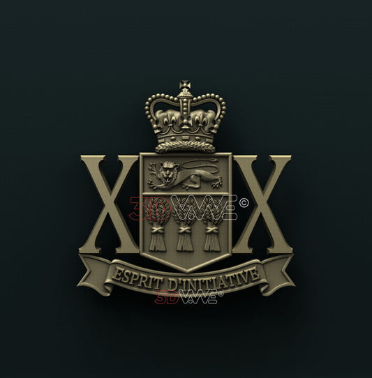 CANADIAN ARMY, THE SASKATCHEWAN DRAGOONS 3D STL 3DWave