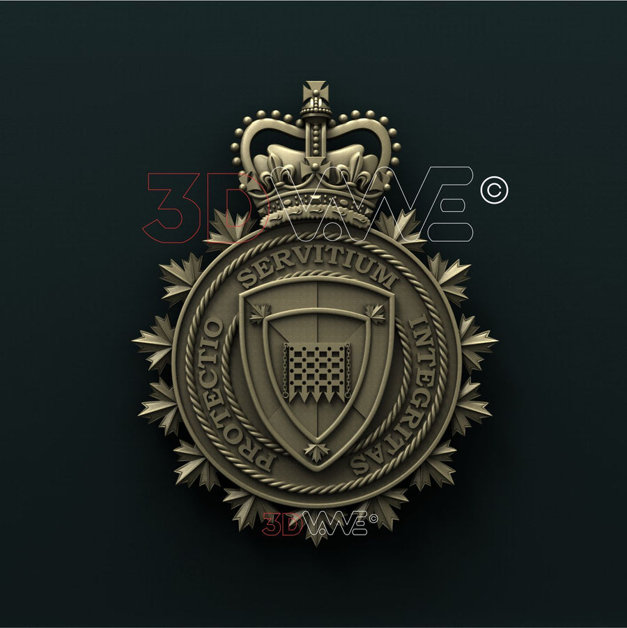 CANADIAN BORDER SERVICE 3d stl 3DWave