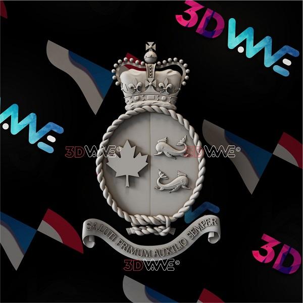 CANADIAN COAST GUARD 3D STL 3DWave.us