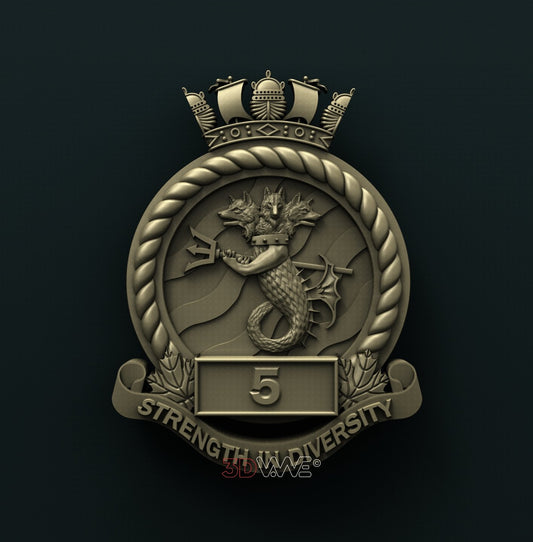 CANADIAN FIFTH MARITIME OPERATIONS GROUP 3D STL 3DWave