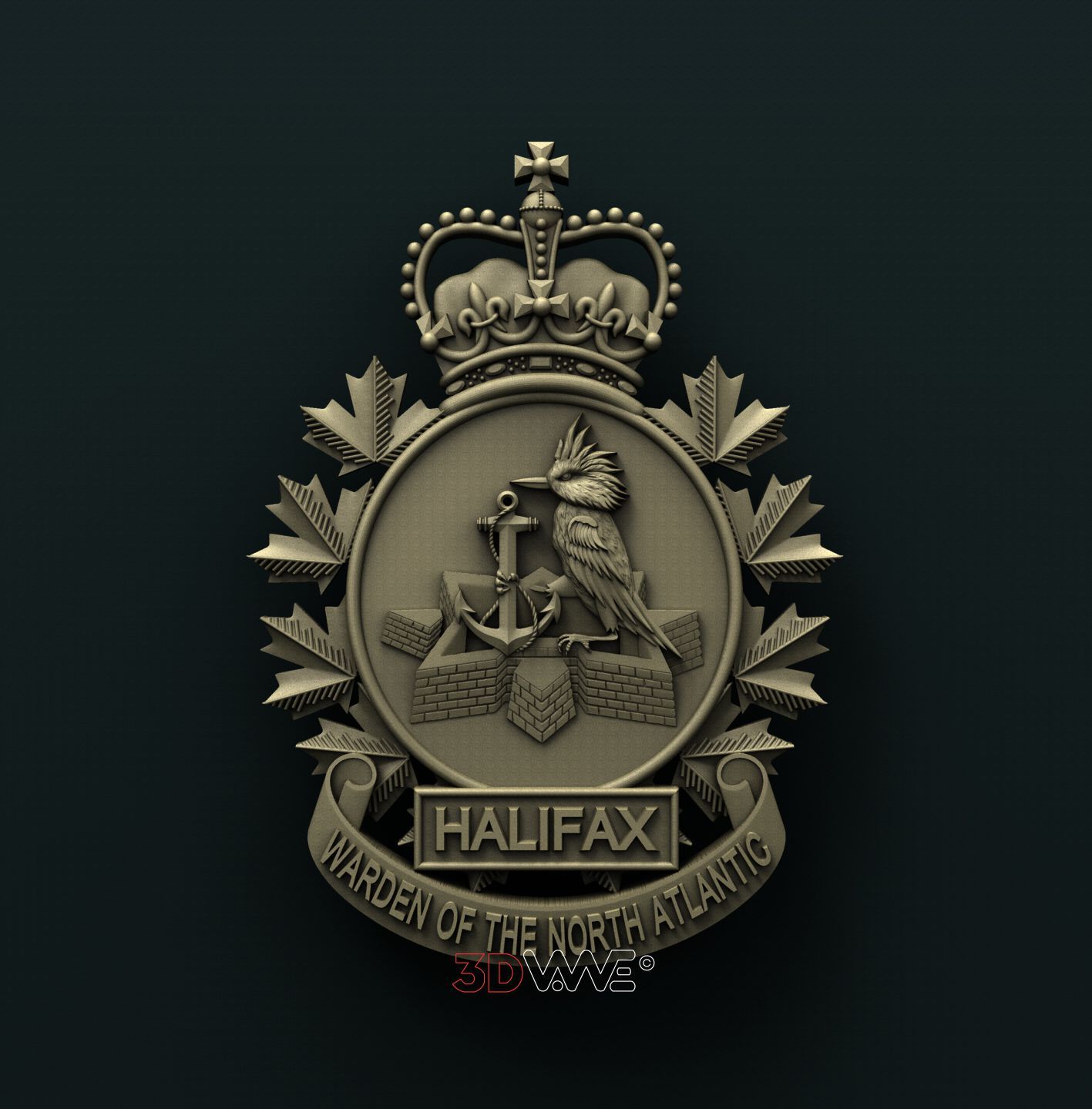 CANADIAN FORCES BASE HALIFAX 3D STL 3DWave