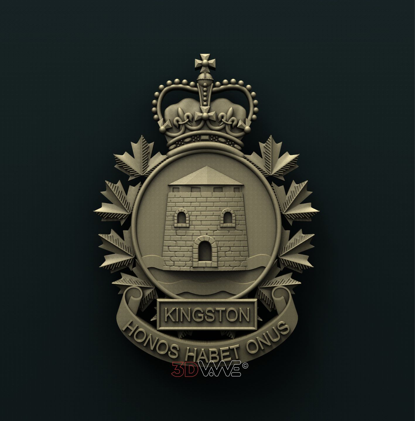 CANADIAN FORCES BASE KINGSTON 3D STL 3DWave