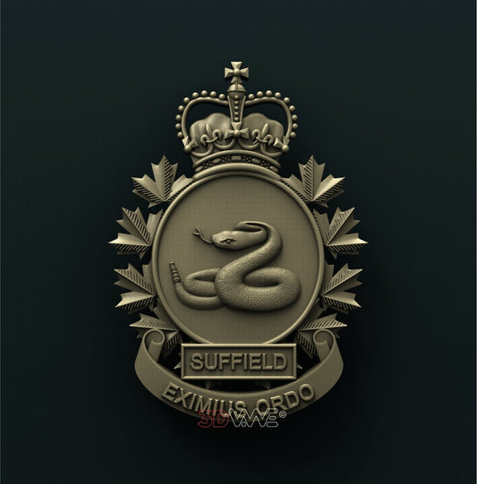 CANADIAN FORCES BASE SUFFIELD 3D STL 3DWave