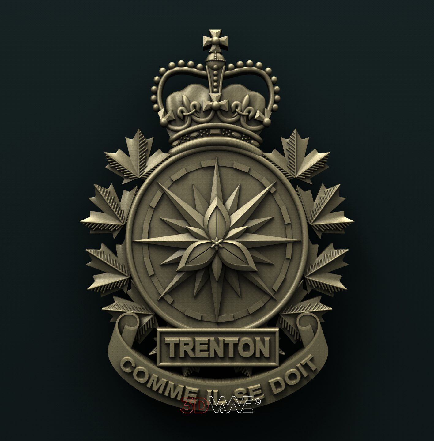 CANADIAN FORCES BASE TRENTON 3D STL 3DWave