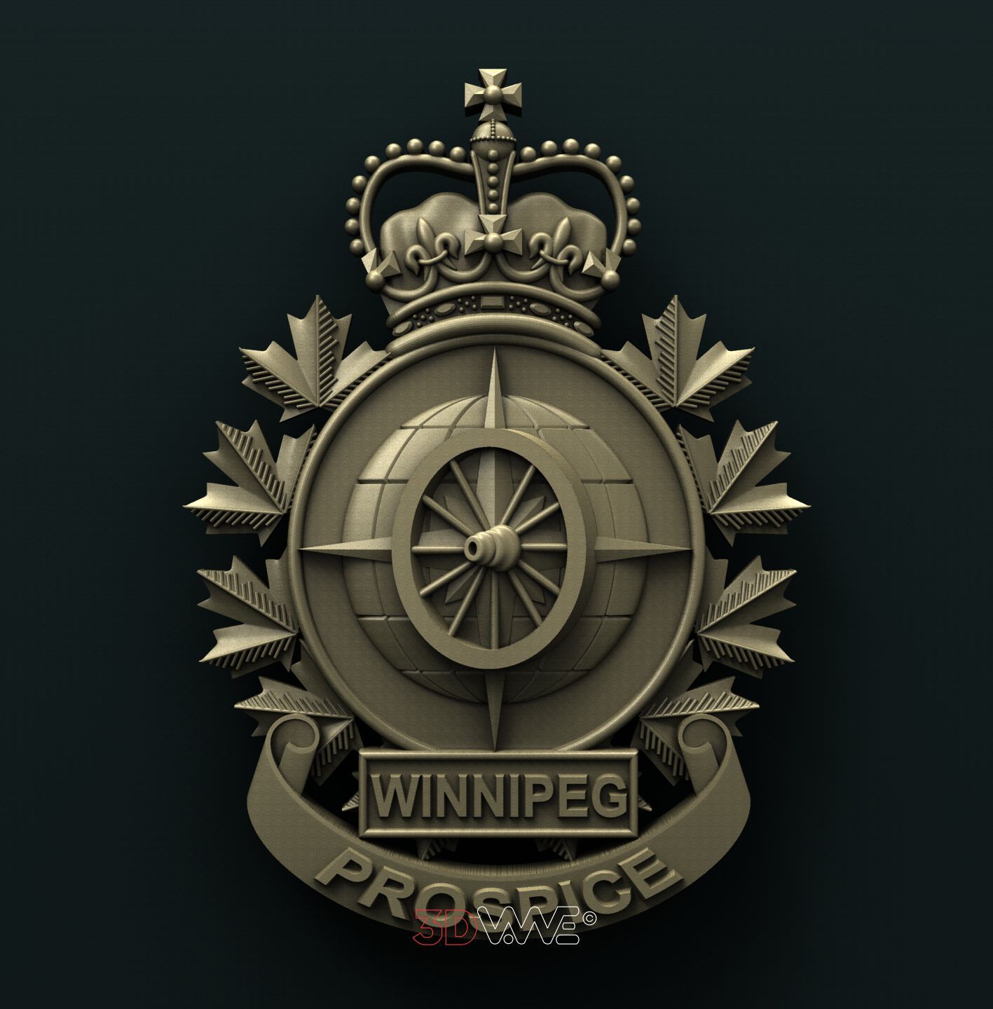 CANADIAN FORCES BASE WINNIPEG 3D STL 3DWave