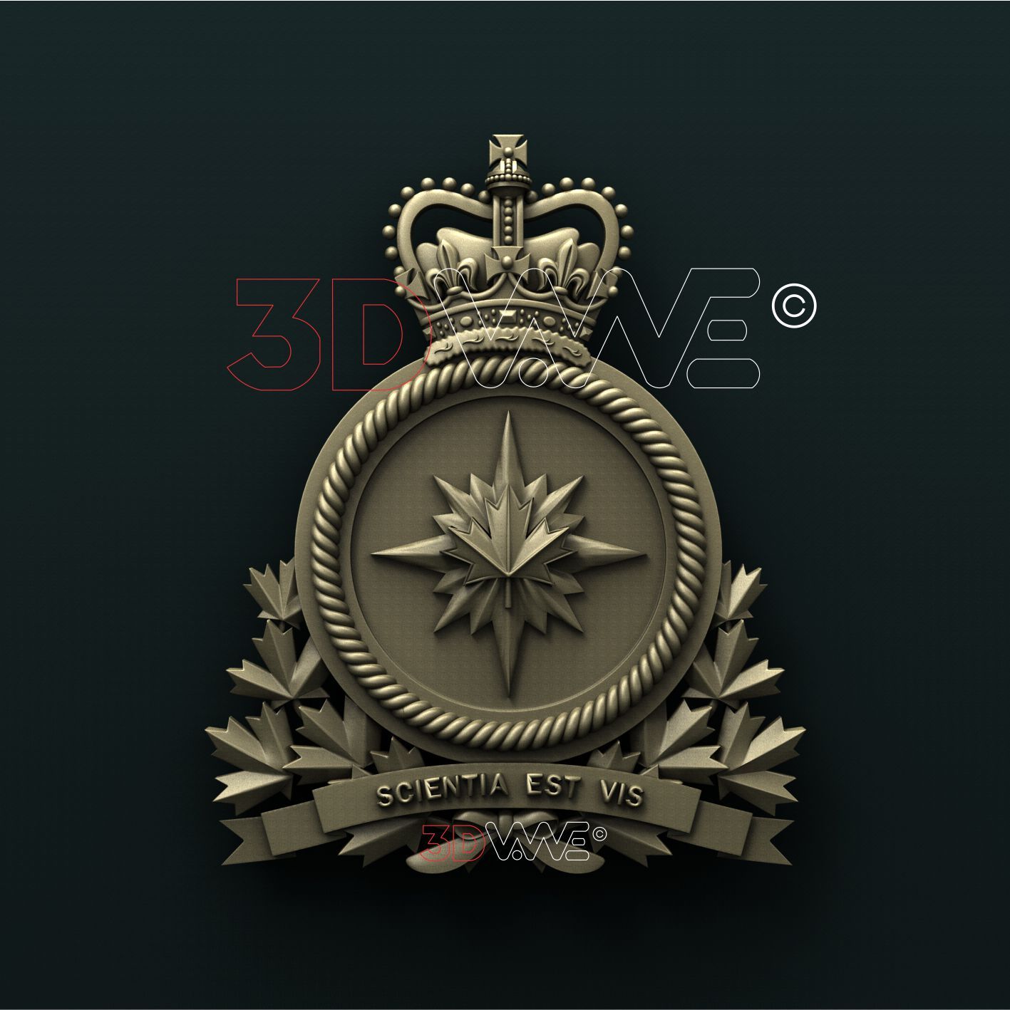 CANADIAN FORCES INTELLIGENCE COMMAND 3D STL 3DWave