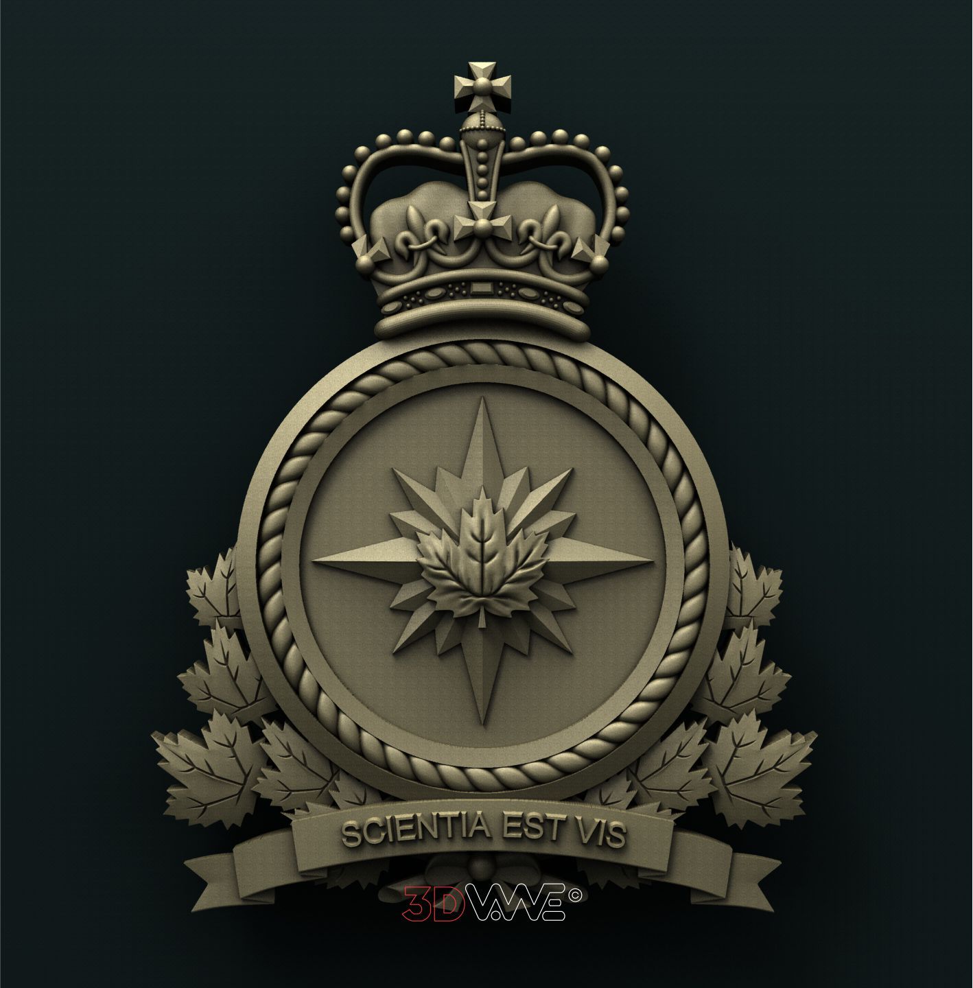 CANADIAN FORCES INTELLIGENCE COMMAND 3D STL 3DWave