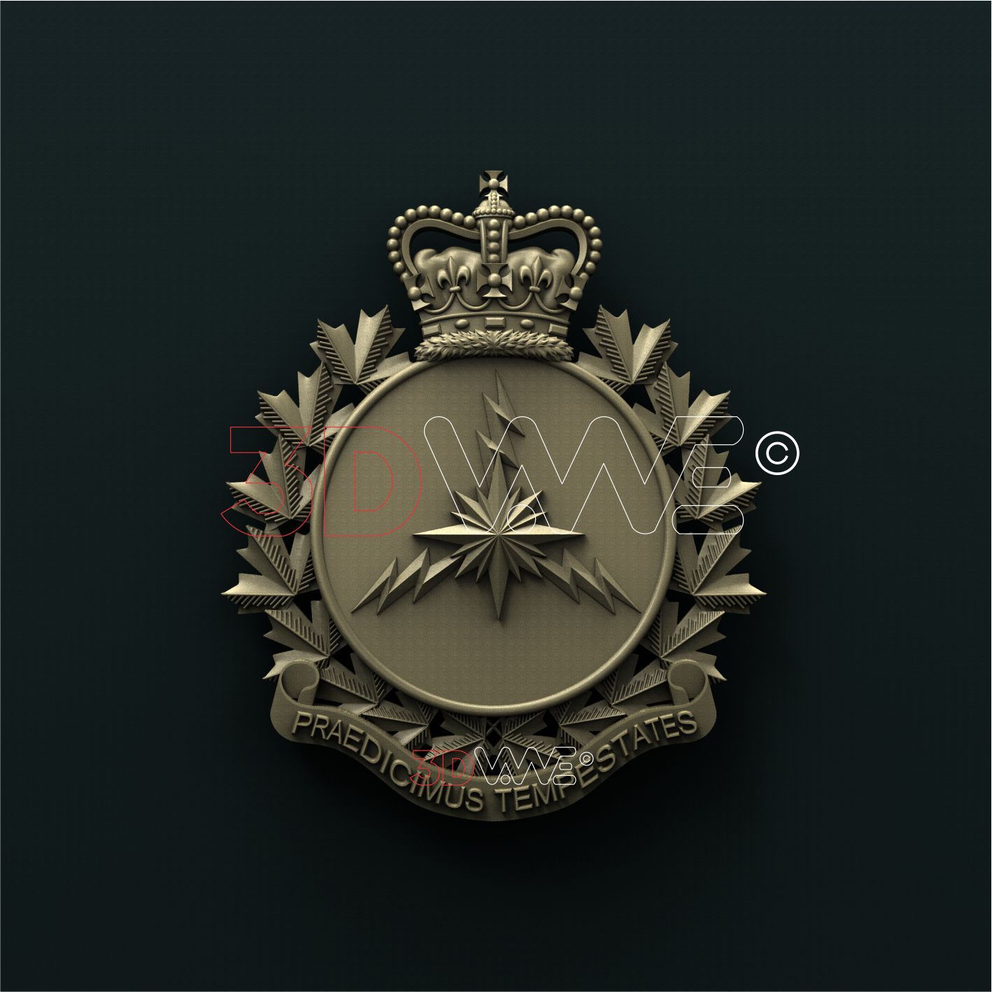 CANADIAN FORCES JOINT METEOROLOGICAL CENTRE 3D STL 3DWave