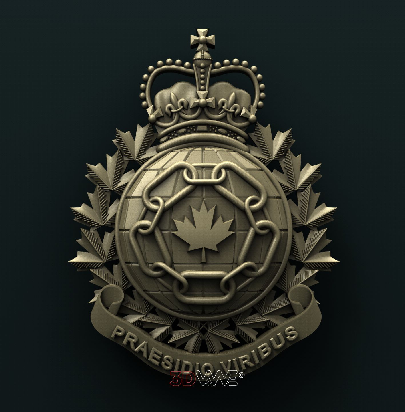 CANADIAN FORCES JOINT OPERATIONAL SUPPORT GROUP 3D STL 3DWave