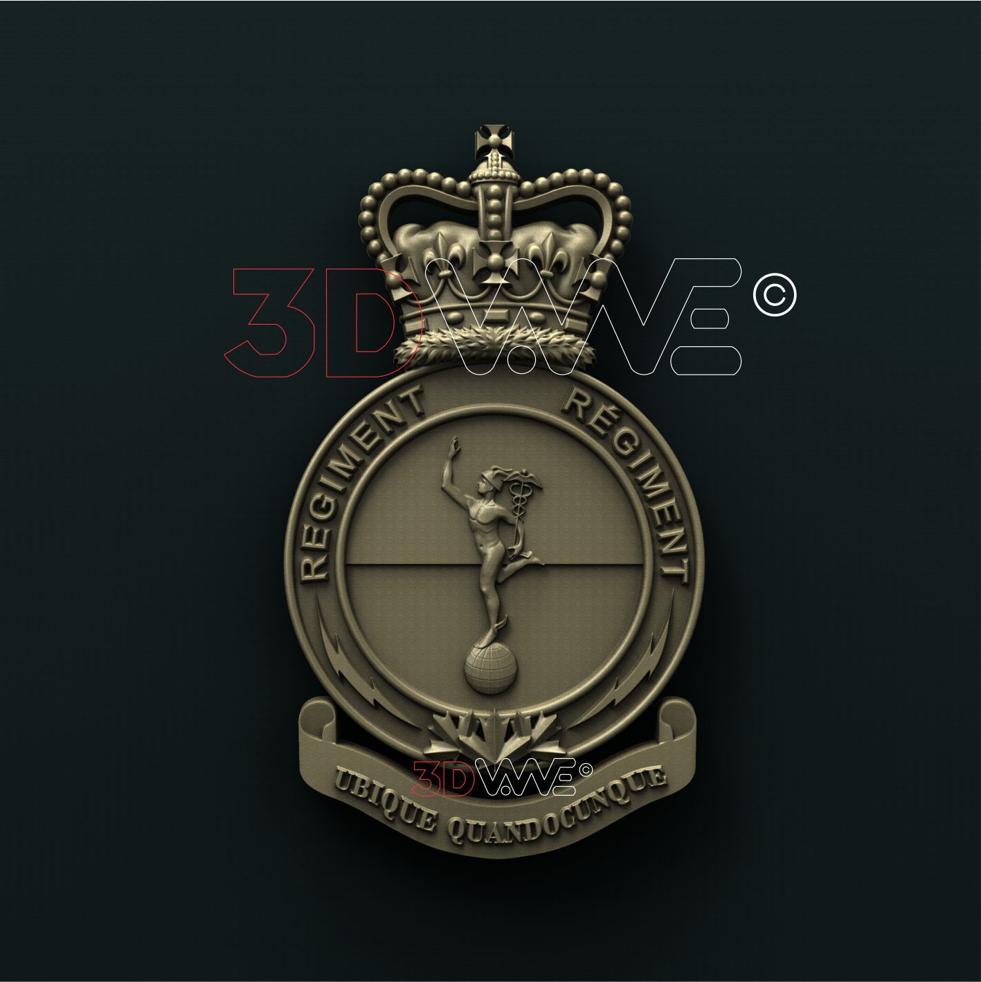 CANADIAN FORCES JOINT SIGNALS REGIMENT 3D STL 3DWave