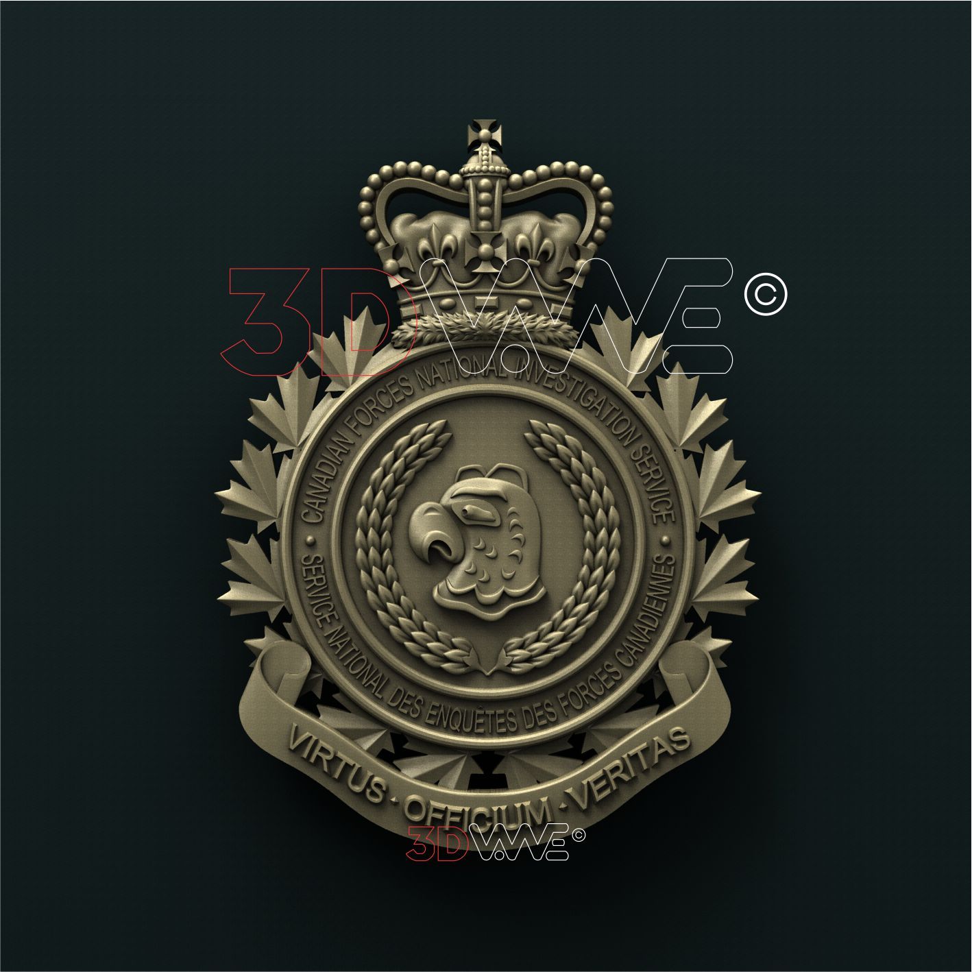 CANADIAN FORCES NATIONAL INVESTIGATION SERVICE 3D STL 3DWave