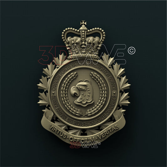 CANADIAN FORCES NATIONAL INVESTIGATION SERVICE 3D STL 3DWave