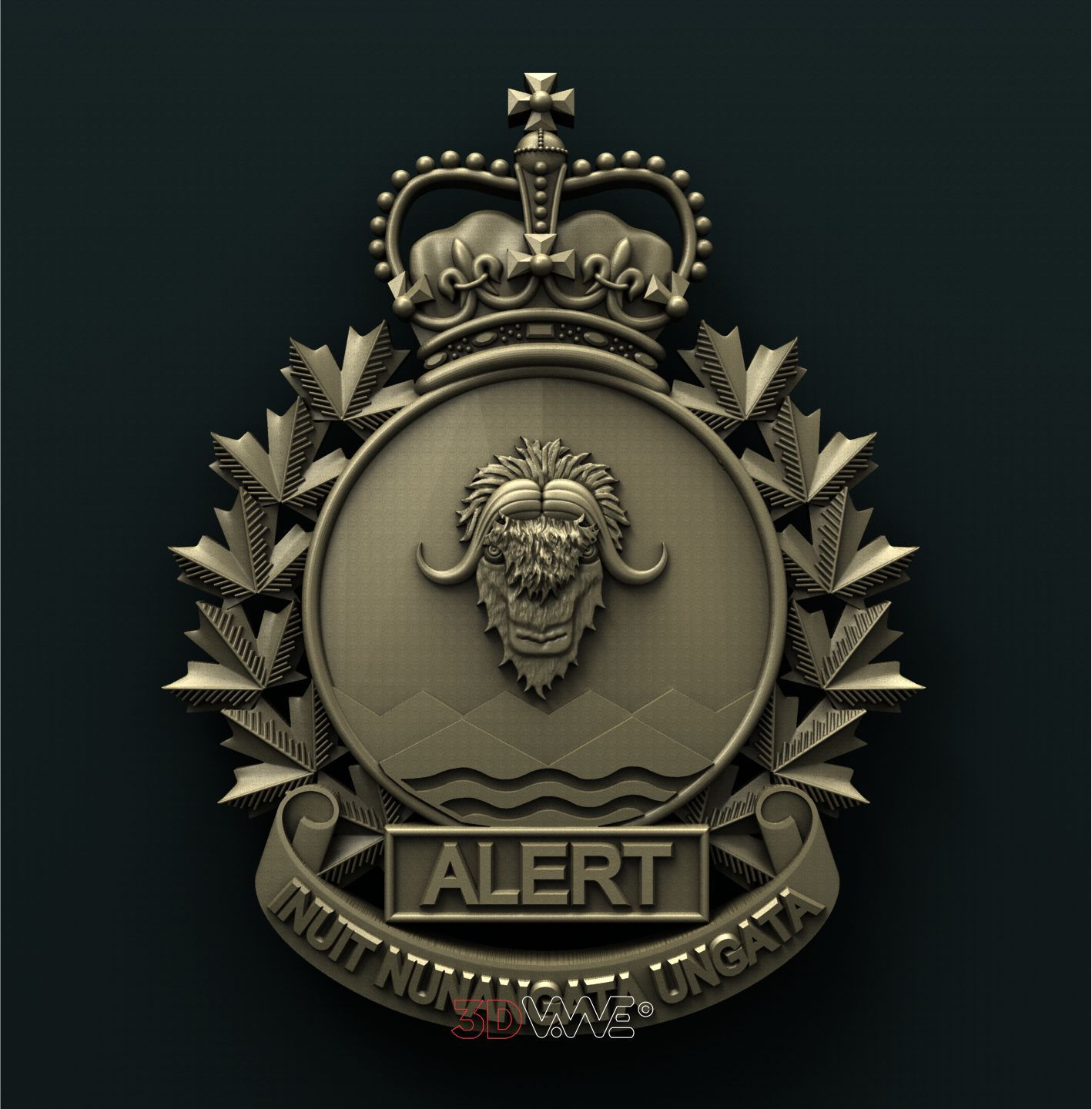 CANADIAN FORCES STATION ALERT 3D STL 3DWave