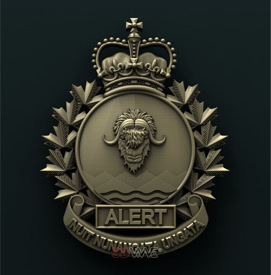 CANADIAN FORCES STATION ALERT 3D STL 3DWave