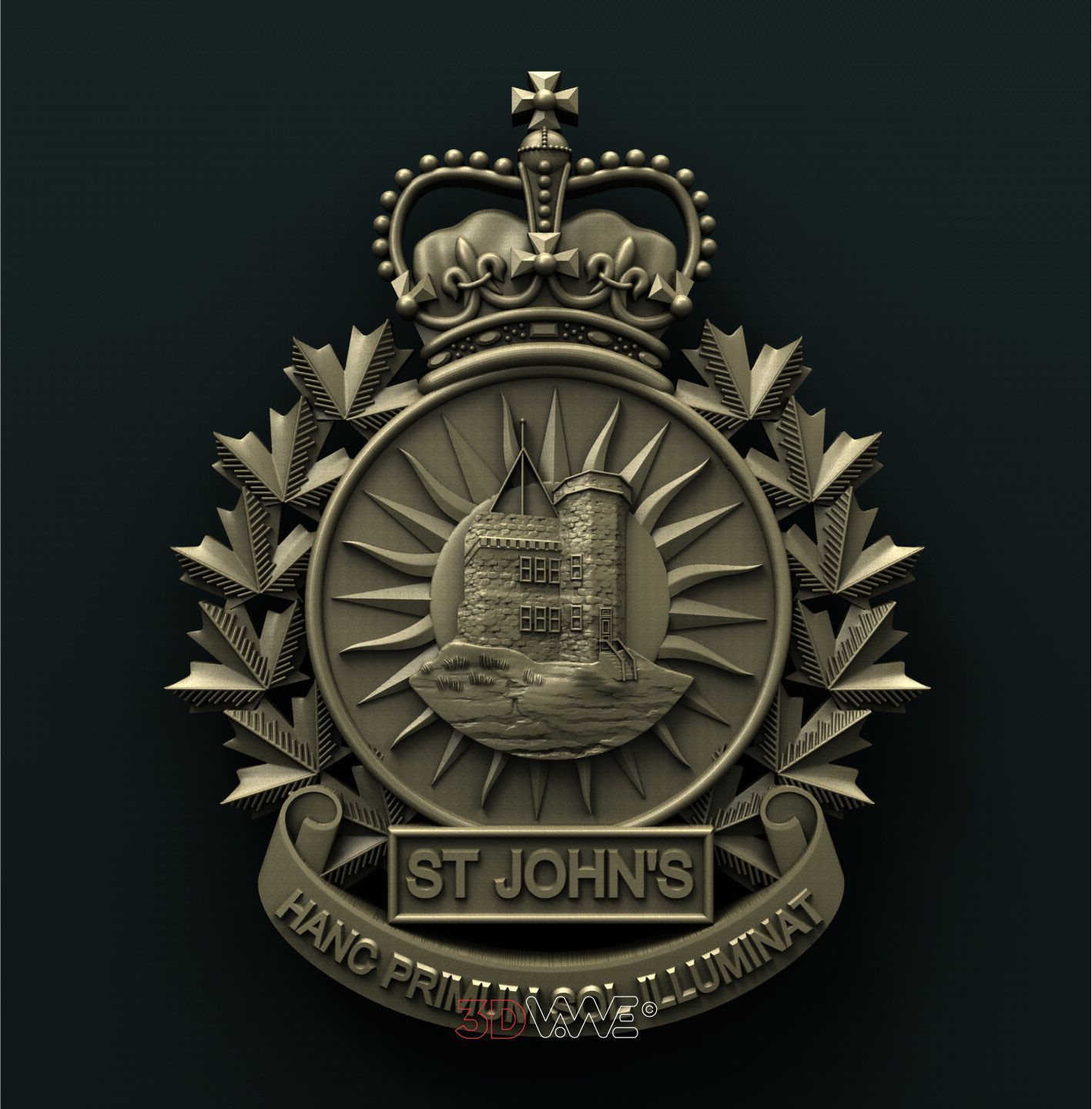 CANADIAN FORCES STATION ST JOHN'S 3D STL 3DWave