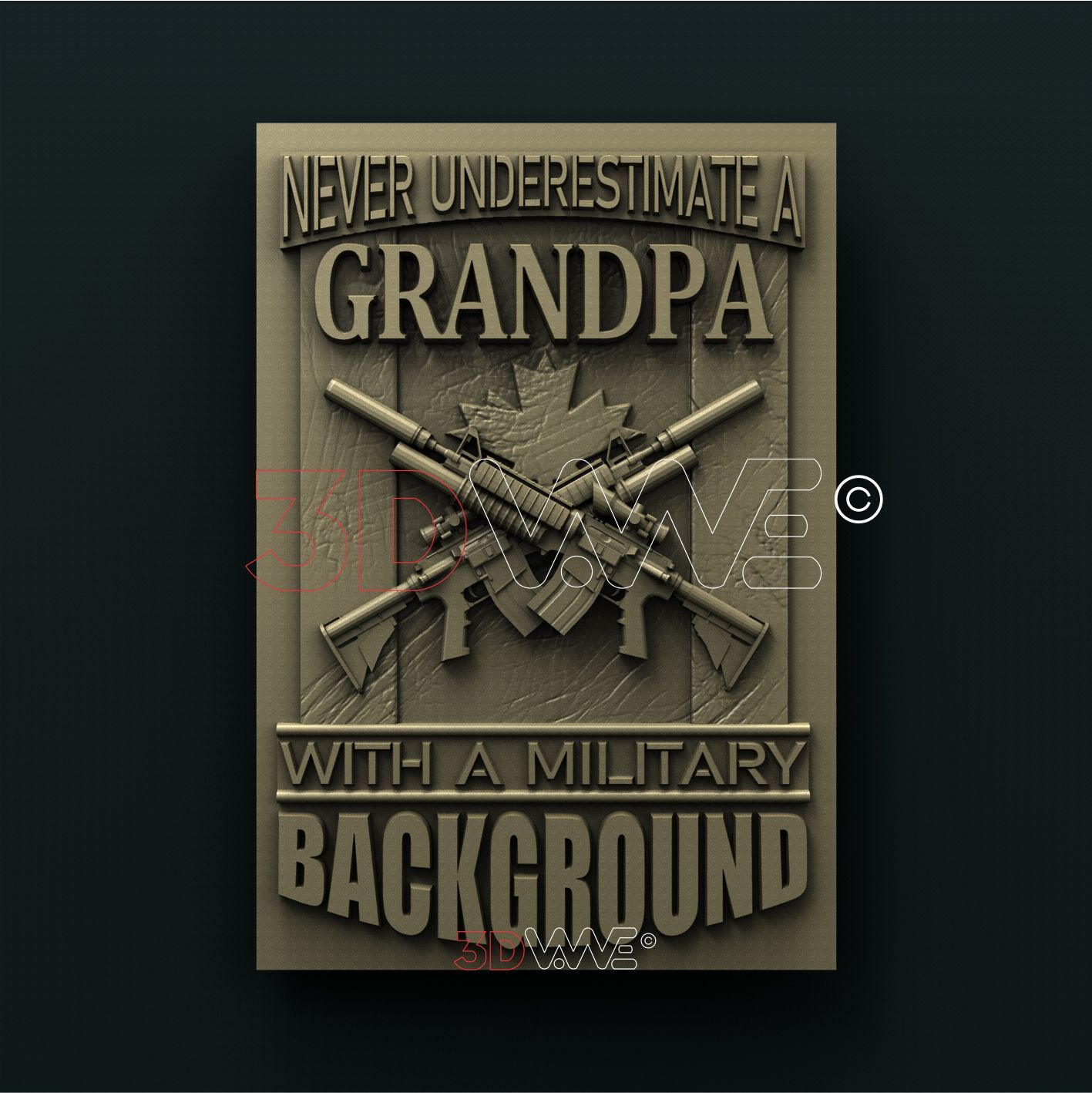 CANADIAN GRANDPA 3D STL 3DWave