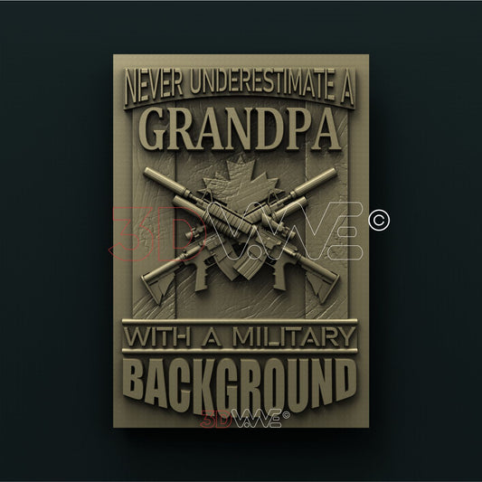 CANADIAN GRANDPA 3D STL 3DWave