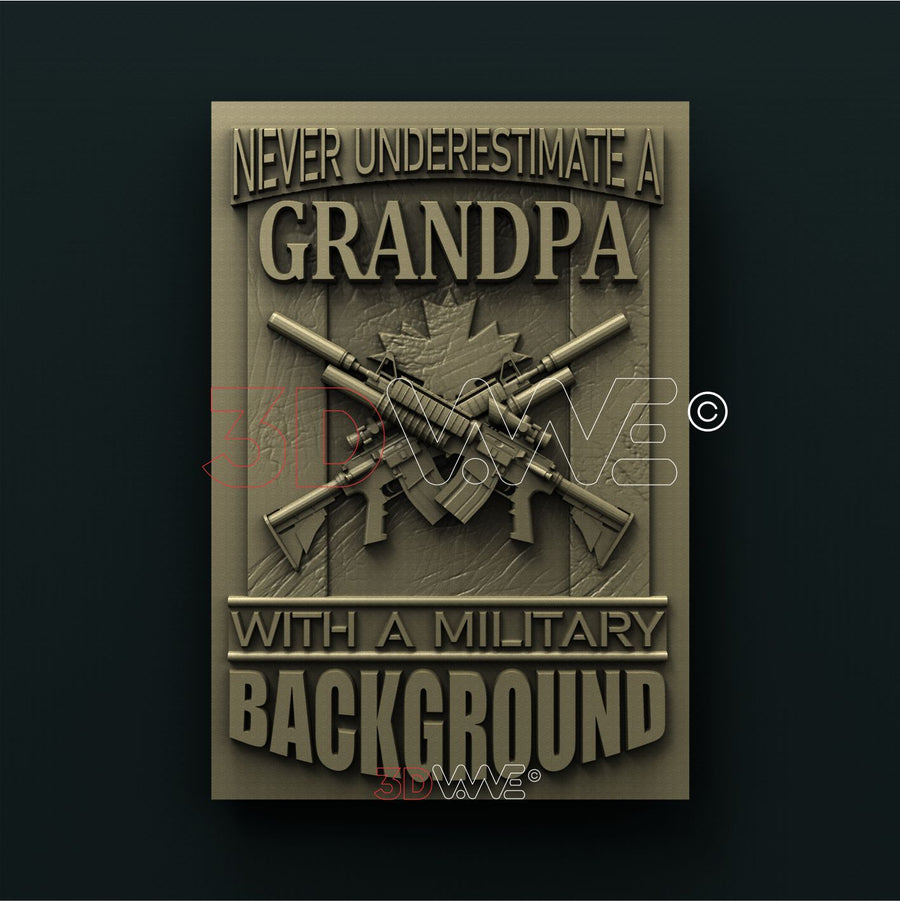 CANADIAN GRANDPA 3D STL 3DWave